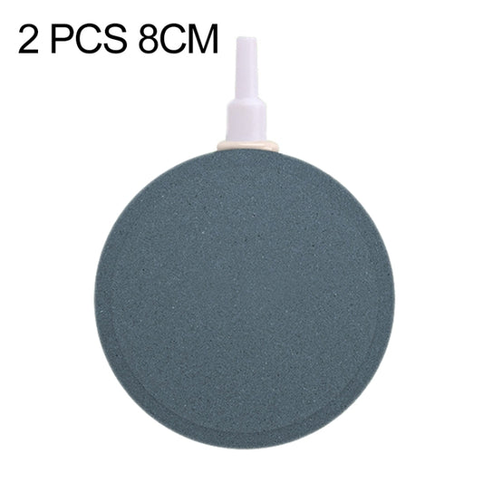 2 PCS 8cm Bubble Tray Aquarium Oxygen Bubble Stone Gas Plate Oxygenation Head Sand Table Oxygen Disk Gas Stone - Air Pumps by buy2fix | Online Shopping UK | buy2fix