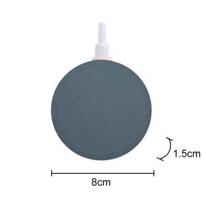 2 PCS 8cm Bubble Tray Aquarium Oxygen Bubble Stone Gas Plate Oxygenation Head Sand Table Oxygen Disk Gas Stone - Air Pumps by buy2fix | Online Shopping UK | buy2fix