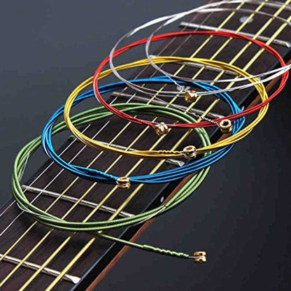 6 in 1 Multicolor E-A Guitar Strings - String Instrument Accessories by buy2fix | Online Shopping UK | buy2fix
