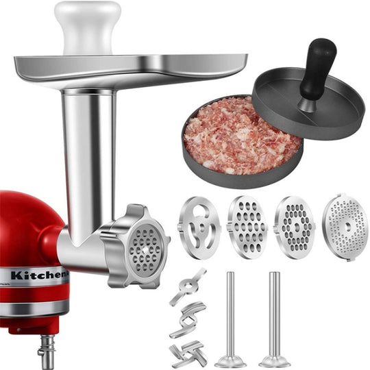 Pour les hachoirs à viande domestiques KitchenAid, ensemble d'accessoires de fabrication (KA Meat Grinder Pass)