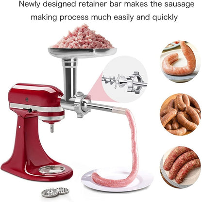 For KitchenAid Home Meat Grinders Making Accessories Tool Set(KA Meat Grinder Pass) - Food Disposer Parts by buy2fix | Online Shopping UK | buy2fix