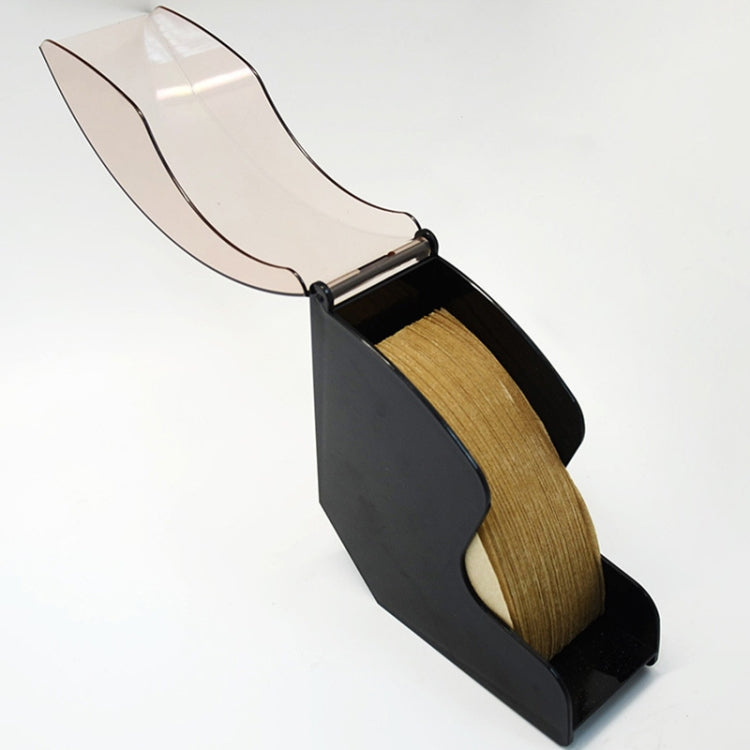 Filter Paper Holder Tapered Filter Paper Box Filtering Paper Storage Rack Stand Coffee Tools with Dust-Proof Cover - Coffee Machine Parts by buy2fix | Online Shopping UK | buy2fix