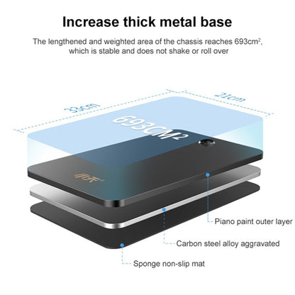 Live Folding Multifunctional Floor Stand For 4-13 Inch Cell Phone/Tablet/Switch, Size: 1.6m Retractable With Desktop Collet(Black) - Lazy Bracket by buy2fix | Online Shopping UK | buy2fix