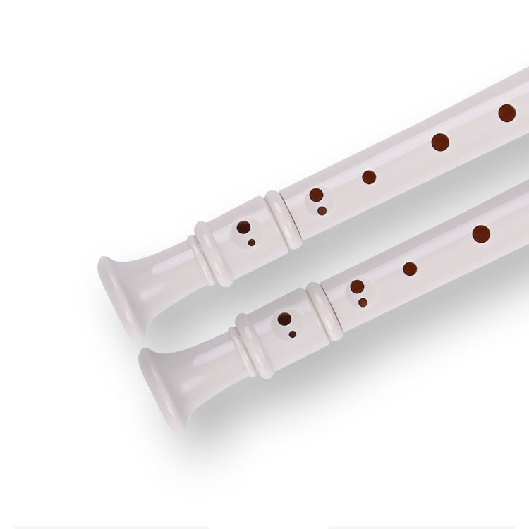5 PCS SW8 Swan 8-hole Student Children Plastic Clarinet German Treble Flute(White) - Wind Instrument Accessories by buy2fix | Online Shopping UK | buy2fix