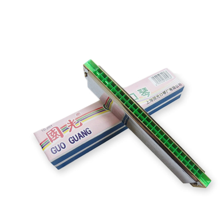 24-hole Echo Polyphony Stress Harmonica Instrument(Polyphony) - Wind Instrument Accessories by buy2fix | Online Shopping UK | buy2fix