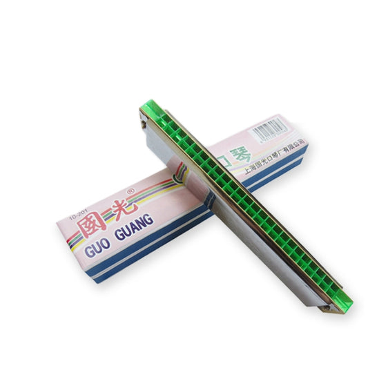 24-hole Echo Polyphony Stress Harmonica Instrument(Polyphony) - Wind Instrument Accessories by buy2fix | Online Shopping UK | buy2fix