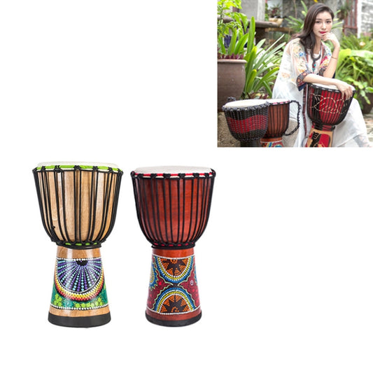 Engraved African Drum Children Kindergarten Percussion Instruments Sheepskin Tambourine, Random Delivery, Size:Small 8 In - Percussion Accessories by buy2fix | Online Shopping UK | buy2fix