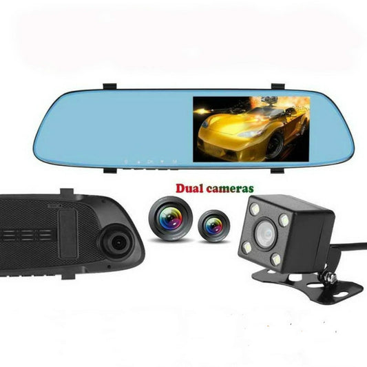 Anytek T22 Car Camera 5 inch IPS Touch-Screen Dual Lens FHD 1080P Car DVR Camera - Car DVRs by Anytek | Online Shopping UK | buy2fix