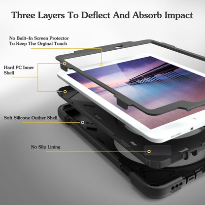360 Degree Rotation Silicone Protective Cover with Holder and Hand Strap and Long Strap for iPad 6 / iPad Air 2(Red) - More iPad Cases by buy2fix | Online Shopping UK | buy2fix