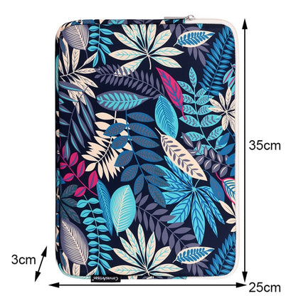 Creative Zipper Multi-function Portable Tablet 14 Inch Computer Bag File Waterproof Nylon Storage(Nary Brown) - 14.1 inch by buy2fix | Online Shopping UK | buy2fix