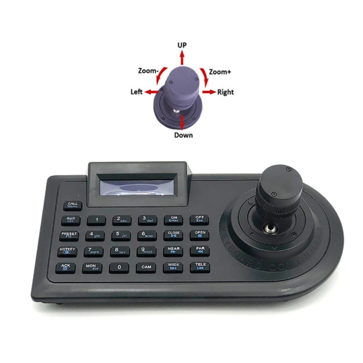 JSK-8003C Monitoring Keyboard PTZ Rocker Ball Camera Keyboard, Specification:3 Axis(US Plug) by buy2fix