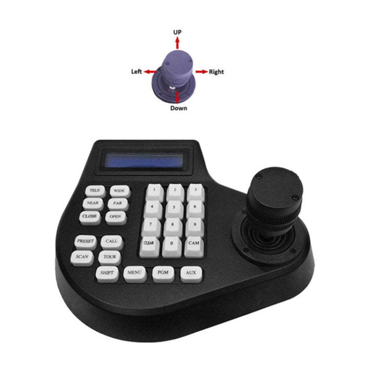 8003H Analog Coaxial Dome Control Keyboard RS485 PTZ, Specification:2 Axis(AU Plug) by buy2fix