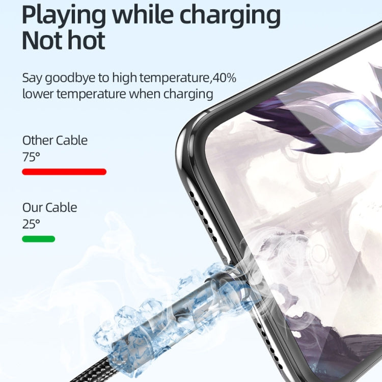 CC57 8Pin Magnetic Interface Rotating Fast Charging Data Cable, Cable Length: 2m(Red) by buy2fix