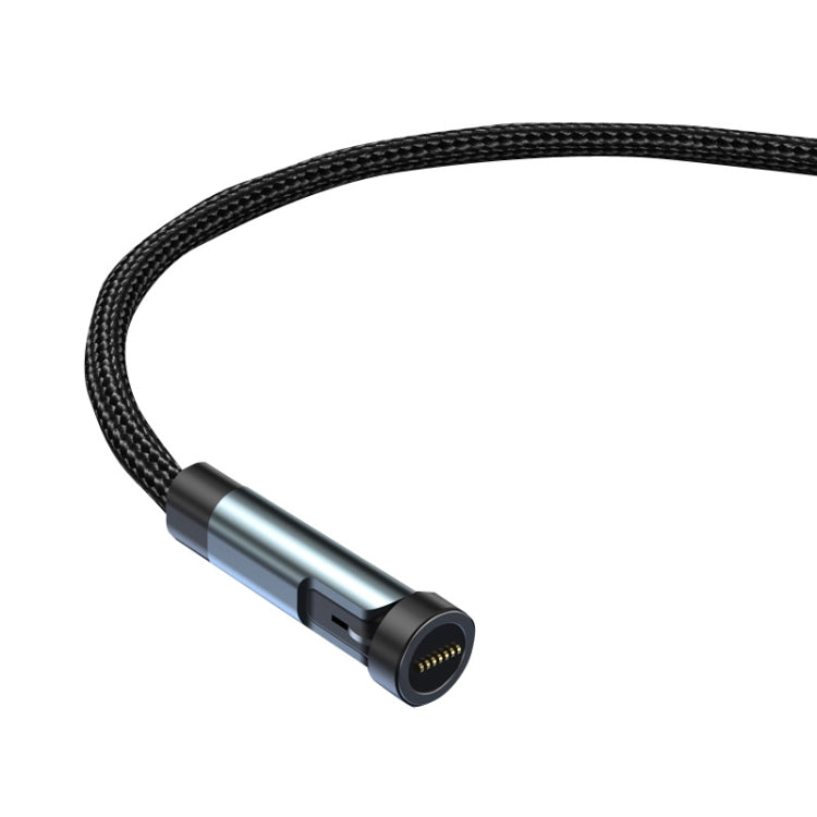 CC57 540 Degrees Rotary Magnetic Fast Charging Data Cable, Cable Length:1m(Black) by buy2fix