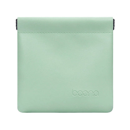 2 PCS Baona Earphone Data Cable Storage Bag Mini Portable U Disk Earphone Bag, Size:Small(Mint Green) - Other Case by Baona | Online Shopping UK | buy2fix