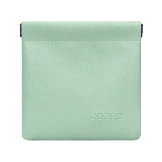 2 PCS Baona Earphone Data Cable Storage Bag Mini Portable U Disk Earphone Bag, Size:Small(Mint Green)