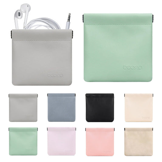 2 PCS Baona Earphone Data Cable Storage Bag Mini Portable U Disk Earphone Bag, Size:Small(Gray) - Other Case by Baona | Online Shopping UK | buy2fix