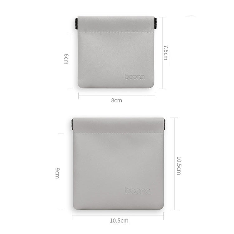 2 PCS Baona Earphone Data Cable Storage Bag Mini Portable U Disk Earphone Bag, Size:Small(Mint Green) - Other Case by Baona | Online Shopping UK | buy2fix