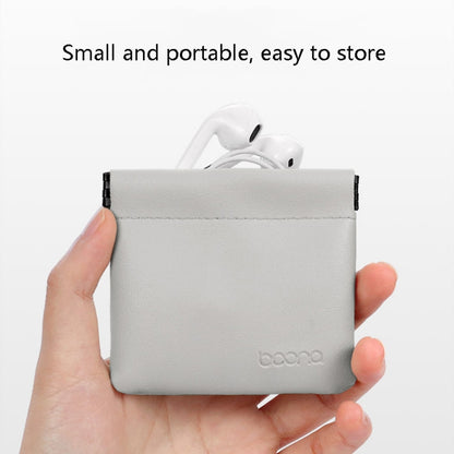 2 PCS Baona Earphone Data Cable Storage Bag Mini Portable U Disk Earphone Bag, Size:Small(Mint Green) - Other Case by Baona | Online Shopping UK | buy2fix
