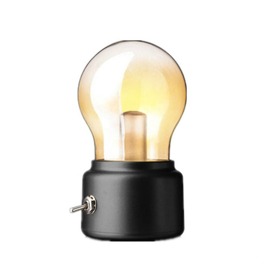 Creative Retro Charging USB Bedside Atmosphere Kitchen Cabinet Night Light(Black) by buy2fix