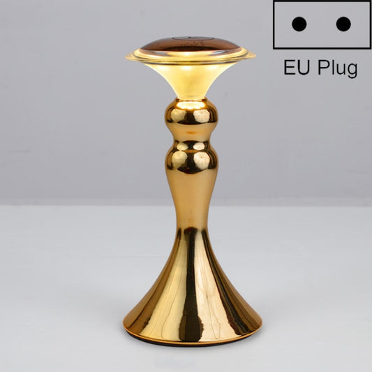 HT-TD2W1 LED Charging Restaurant Bar Decoration Table Lamp, Plug Type:EU Plug(Charging Type Golden) by buy2fix