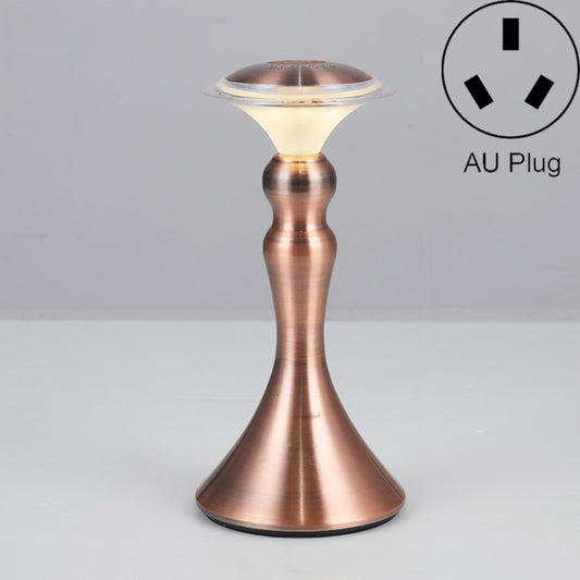 HT-TD2W1 LED Charging Restaurant Bar Decoration Table Lamp, Plug Type:AU Plug(Charging Type Red Bronze) by buy2fix