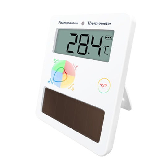 Pcsensor Fish Tank Indoor Solar Cell-free LCD High-precision Light Energy Thermometer - Thermometer by Pcsensor | Online Shopping UK | buy2fix