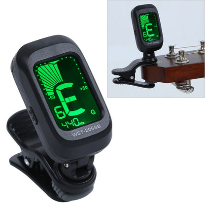 Little Angel WST-2058B Guitar Capo Electronic Tuner, Size:5×3.7×2.7cm(Black) - Guitar Tuner Accessories by buy2fix | Online Shopping UK | buy2fix