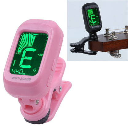 Little Angel WST-2058B Guitar Capo Electronic Tuner, Size:5×3.7×2.7cm(Pink) - Guitar Tuner Accessories by buy2fix | Online Shopping UK | buy2fix