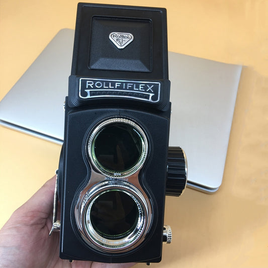 Double Reflex Camera Model Retro Camera Props Decorations Handheld Camera Model(Black (Original)) - Camera Model by buy2fix | Online Shopping UK | buy2fix