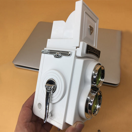 Double Reflex Camera Model Retro Camera Props Decorations Handheld Camera Model(White (Original)) - Camera Model by buy2fix | Online Shopping UK | buy2fix