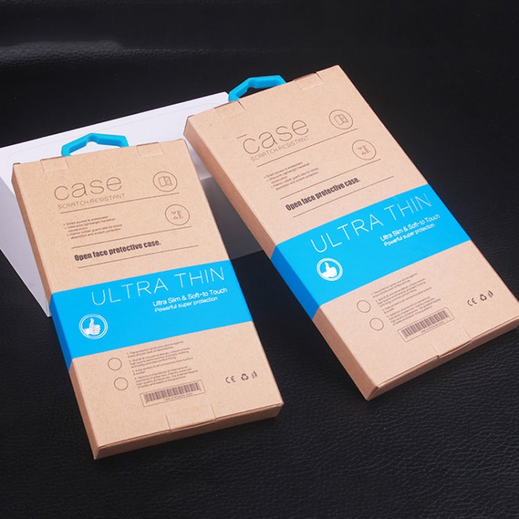 50 PCS Kraft Paper Phone Case Leather Case Packaging Box, Size: S 4.7 Inch(Blue) -  by buy2fix | Online Shopping UK | buy2fix
