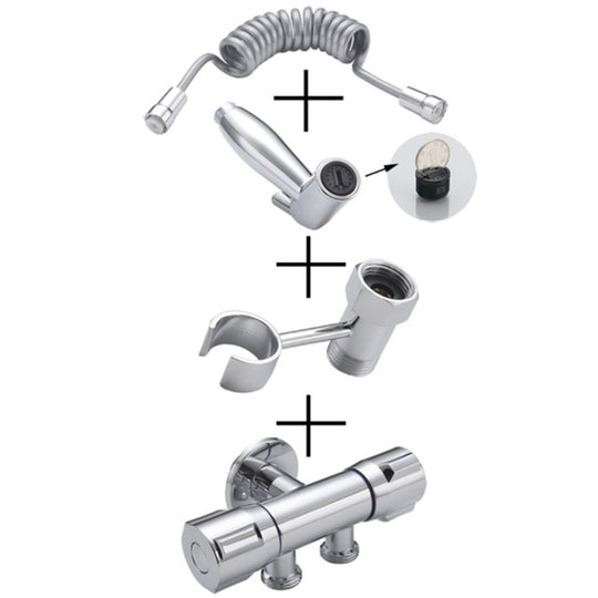 PU Plastic Plating Nozzle Spring Tube Washer Small Nozzle Hose, Style:Combination 3