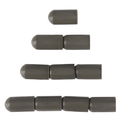 10PCS Gray Silicone Drum Stick Cover, Size:1.7×0.59×0.87cm - Percussion Accessories by buy2fix | Online Shopping UK | buy2fix