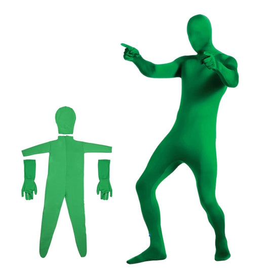 Photo Stretchy Body Green Screen Suit Video Chroma Key Tight Suit, Size: 170cm(Green Split) - Other by buy2fix | Online Shopping UK | buy2fix
