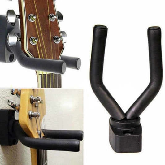 3 PCS Guitar Short Hook Wall Metal Hanger(Black) - String Instrument Accessories by buy2fix | Online Shopping UK | buy2fix