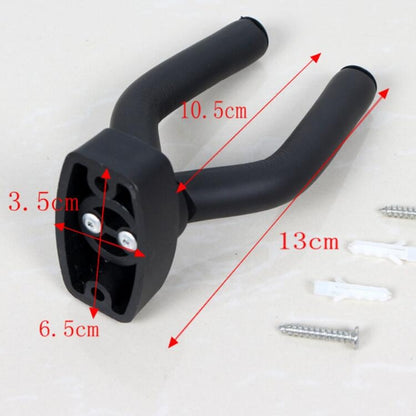 3 PCS Guitar Short Hook Wall Metal Hanger(Black) - String Instrument Accessories by buy2fix | Online Shopping UK | buy2fix