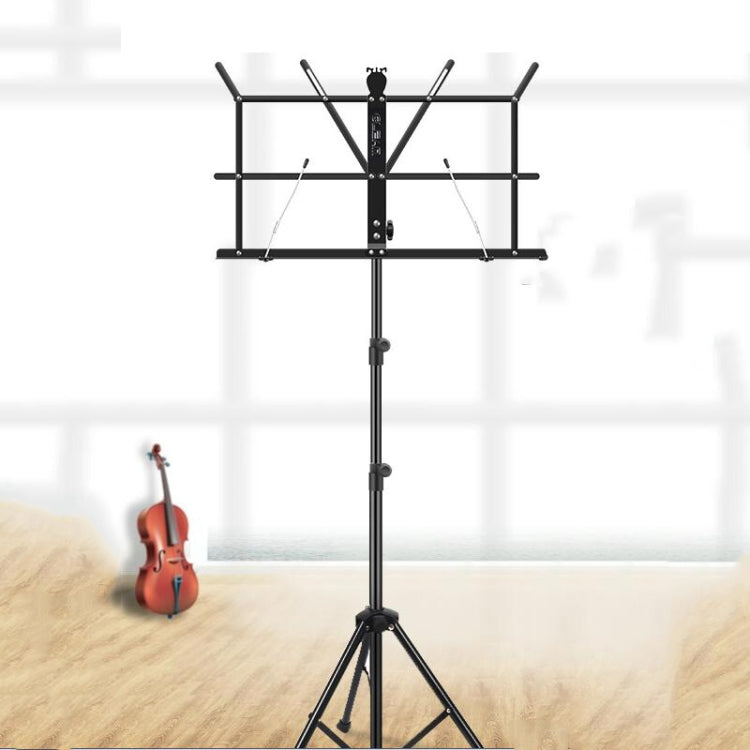 Portable Folding  Lifted and Thickened Piano Stand Guzheng Guitar Home Music Stand(Black) - String Instrument Accessories by buy2fix | Online Shopping UK | buy2fix