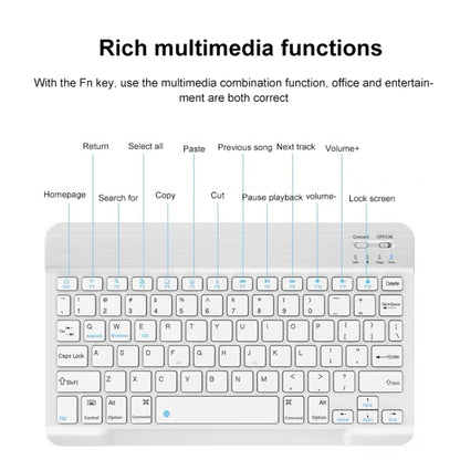 YS-001 9.7-10.1 Inch Tablets Phones Universal Mini Wireless Bluetooth Keyboard, Style:Only Keypad(Black) by buy2fix