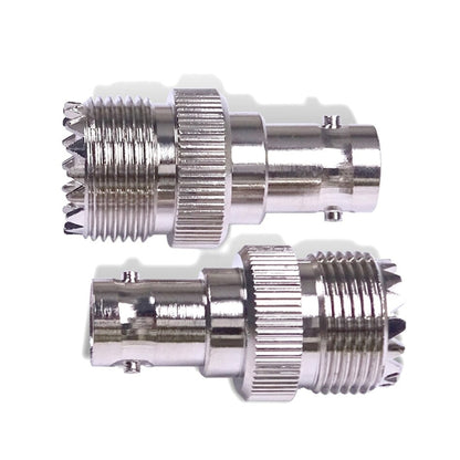 BNC Female Jack To UHF PL-259 Female Straight Type RF Coax Adapter Connector by buy2fix