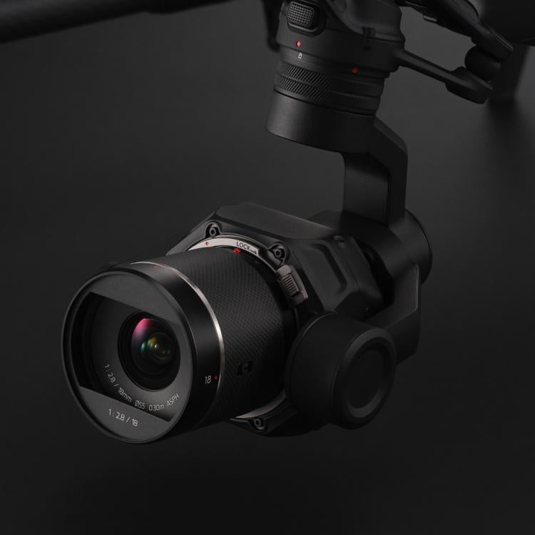 Original DL 18mm F2.8 ASPH Lens for DJI Zenmuse X9-8K Air PTZ Camera by DJI