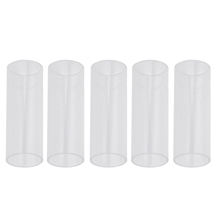 5PCS Acrylic Guitar Slide Tube Folk Slide Block, Size:51mm(Transparent) - Guitar Tuner Accessories by buy2fix | Online Shopping UK | buy2fix