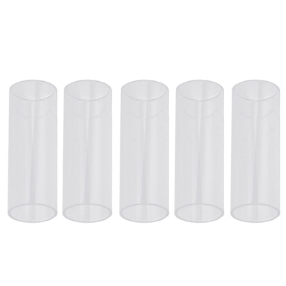 5PCS Acrylic Guitar Slide Tube Folk Slide Block, Size:60mm(Transparent) - Guitar Tuner Accessories by buy2fix | Online Shopping UK | buy2fix