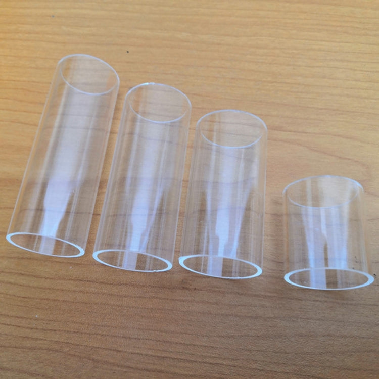 5PCS Acrylic Guitar Slide Tube Folk Slide Block, Size:60mm(Transparent) - Guitar Tuner Accessories by buy2fix | Online Shopping UK | buy2fix