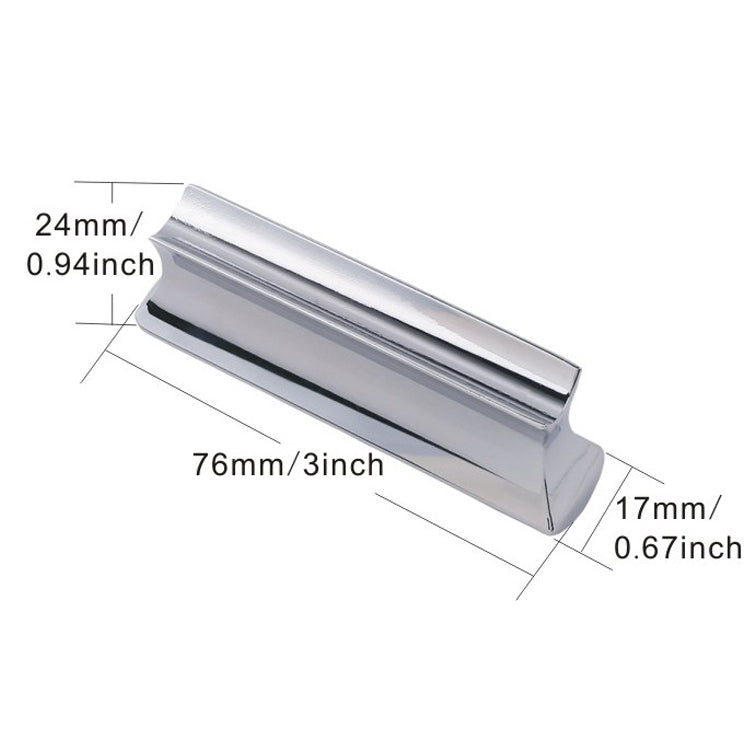 Metal Zinc Alloy Solid Guitar Slider Folk Slide Block, Size:70mm(Gold) - Guitar Tuner Accessories by buy2fix | Online Shopping UK | buy2fix