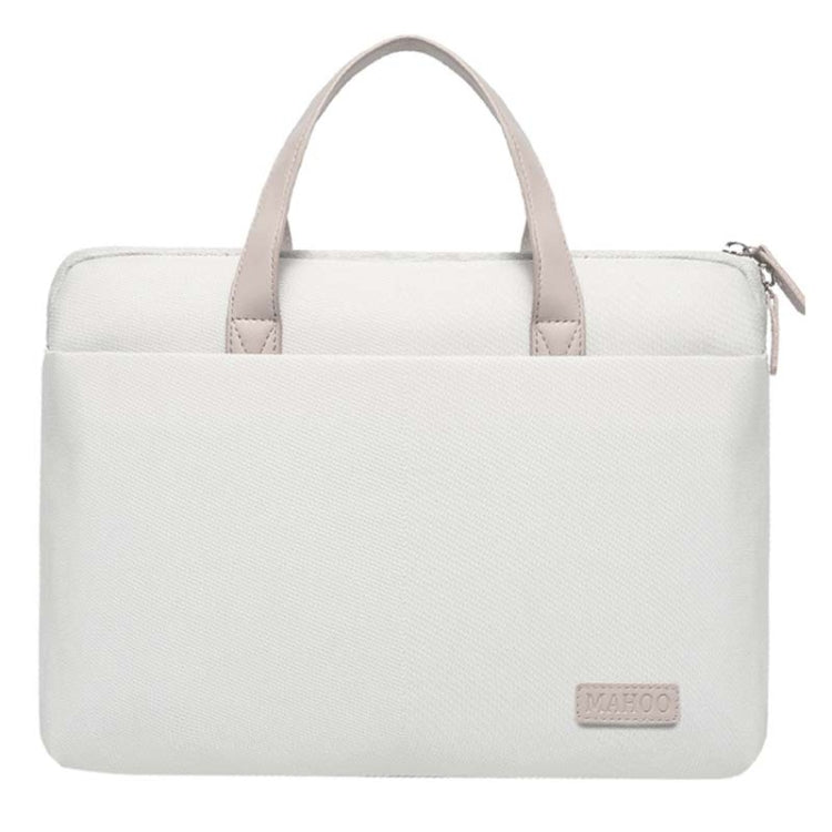 For MacBook 15.6-16.1 Inches MAHOO 10188 Ultra-Thin Hand Computer Bag Messenger Laptop Bag, Color:Gray by buy2fix