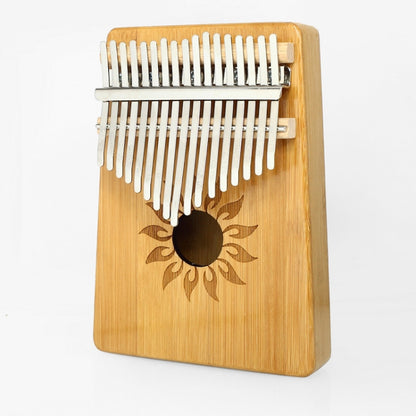 17-tone Kalimba Portable Thumb Piano, Style:Nan Bamboo-Sun God - Keyboard Accessories by buy2fix | Online Shopping UK | buy2fix