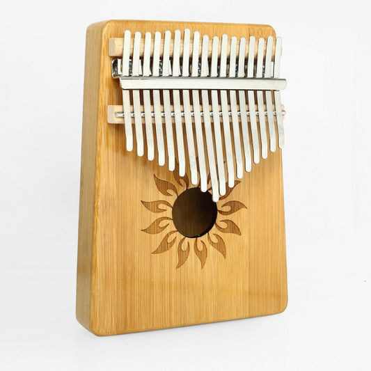 17-tone Kalimba Portable Thumb Piano, Style:Nan Bamboo-Sun God - Keyboard Accessories by buy2fix | Online Shopping UK | buy2fix