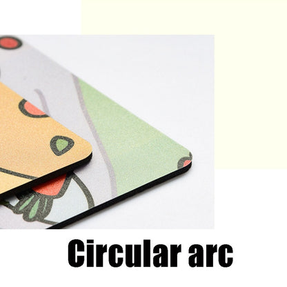 5 PCS Creative Cute Cartoon Rabbit Girl Mouse Pad Laptop Student Mouse Pad(Hide and seek) by buy2fix