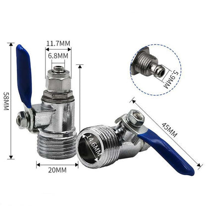 4 Points Outer Wire Turns 2 Points Valve Drinking Fountain Switch Faucet Accessories - Faucets & Accessories by buy2fix | Online Shopping UK | buy2fix